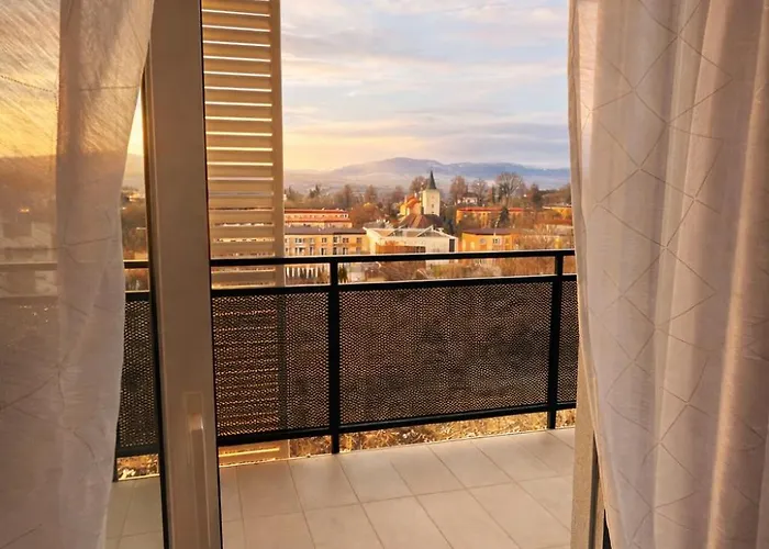 アパート Modern Smart Apartment, Garage & View